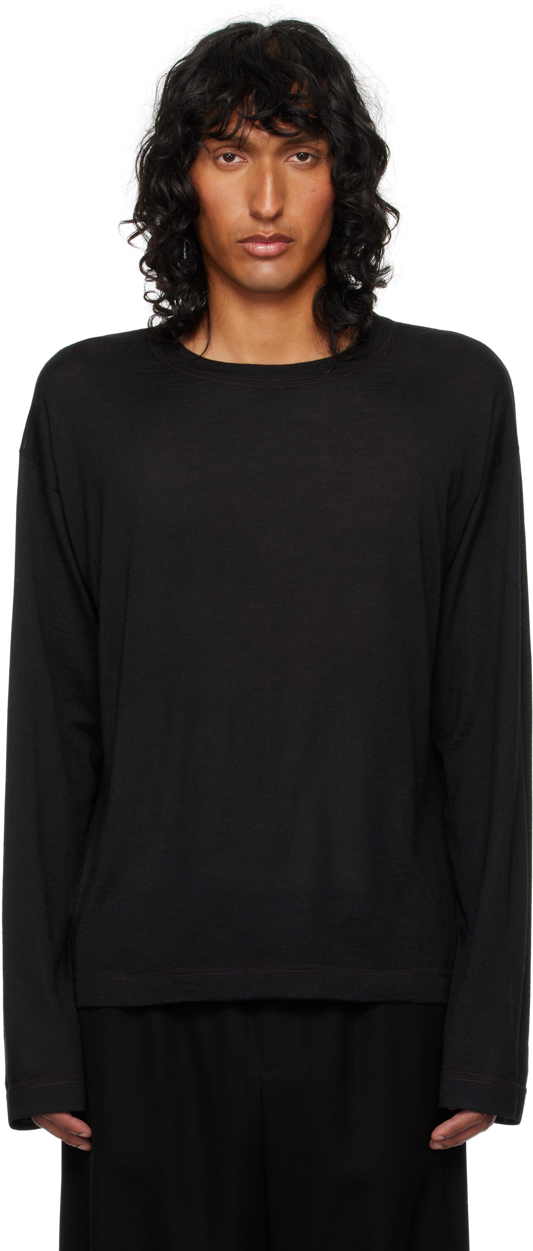 The Row メンズ ブラック Angelo Tシャツ Tシャツ