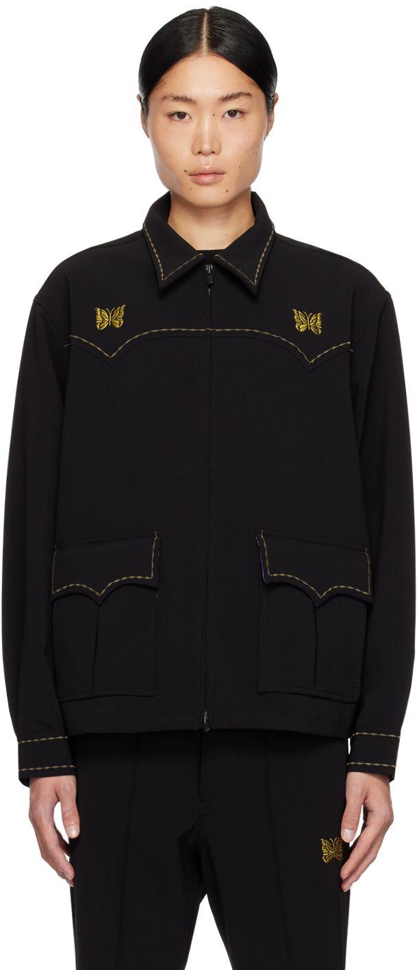 Needles Black Western Sport Jacket for Men | Lyst