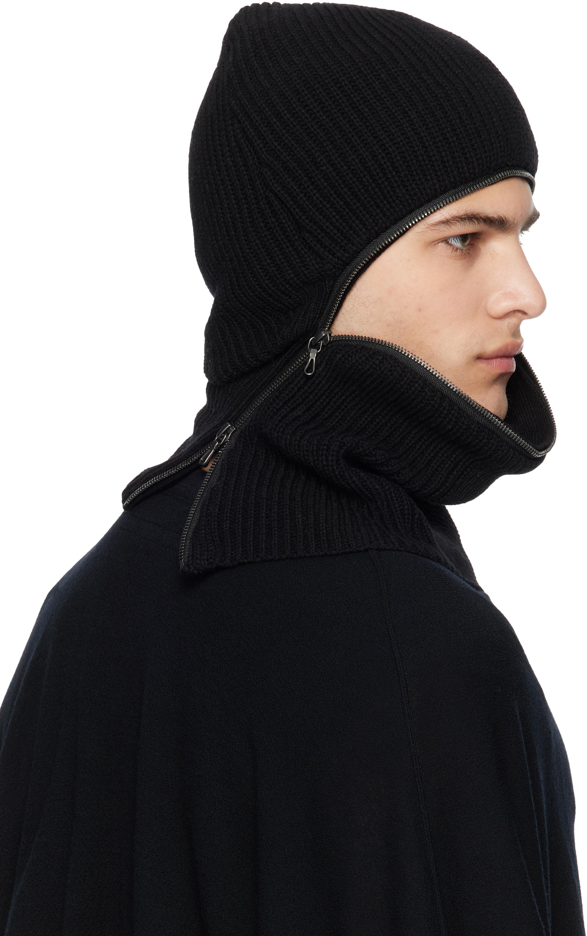 Julius Zip Balaclava in Black for Men | Lyst