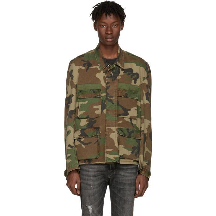camouflage field jacket