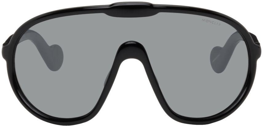 Moncler Black Halometre Sunglasses | Lyst