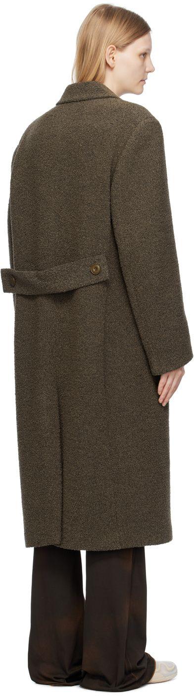 Acne Studios Taupe Double Breasted Coat