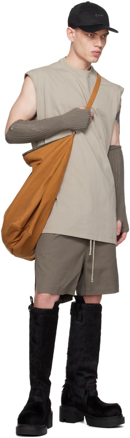 Rick Owens Tan Balloon Bag in Brown for Men | Lyst