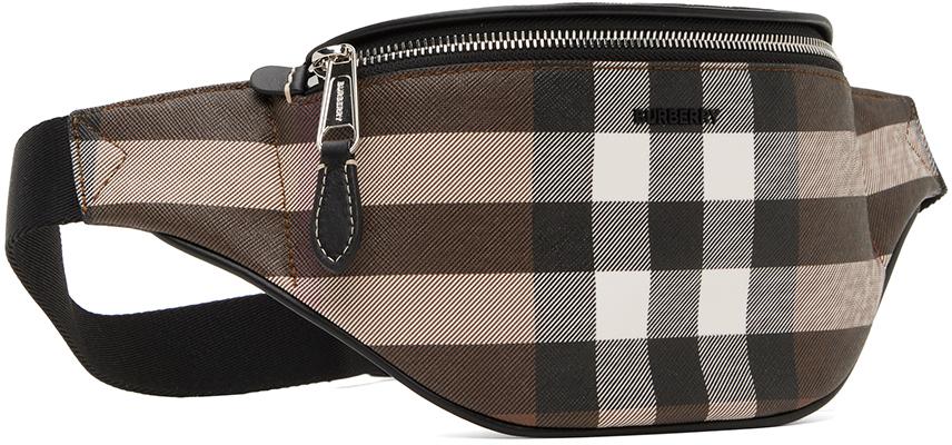 Burberry Brown Mini Cason Belt Bag in Black for Men | Lyst UK