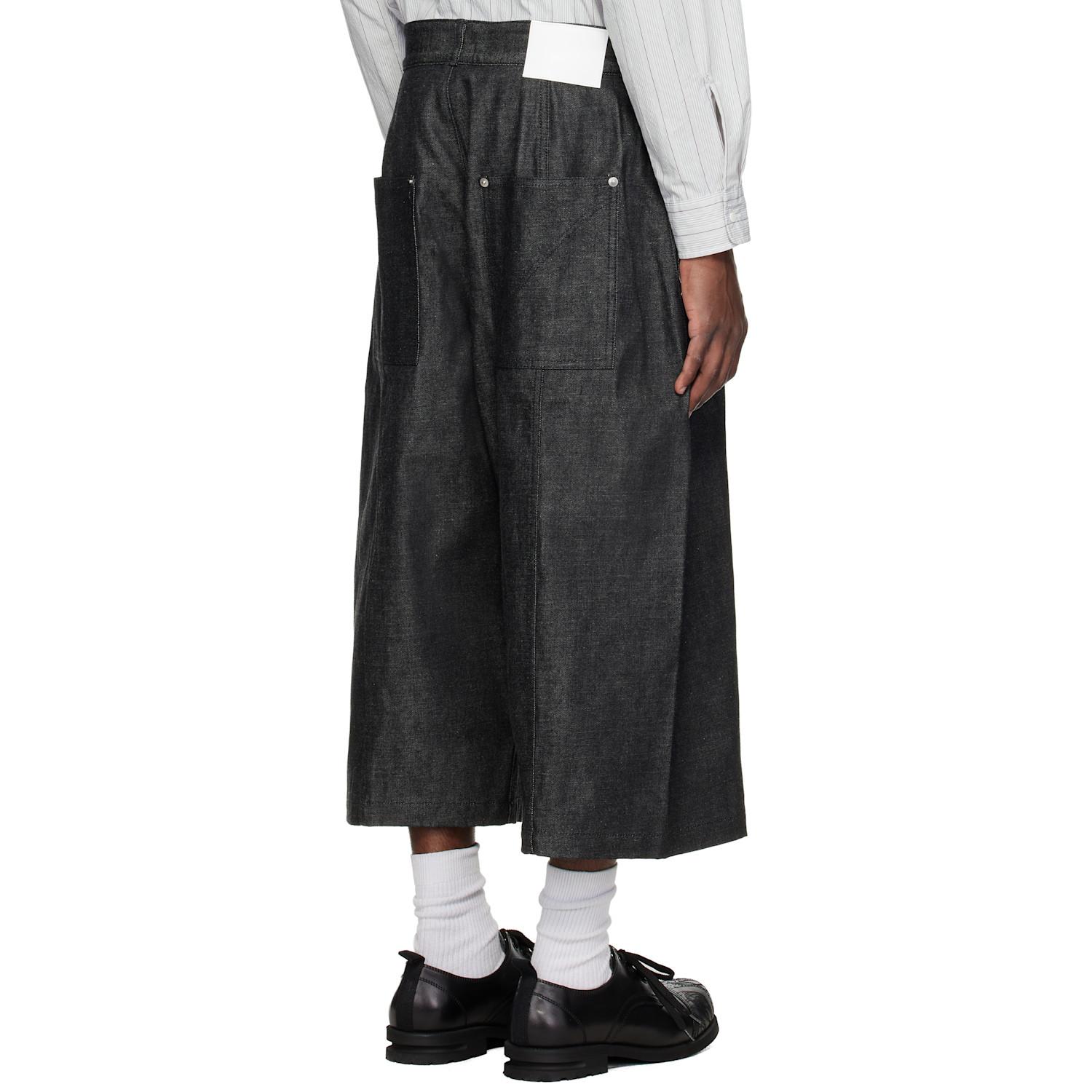 SAGE NATION Welt Denim Shorts in Black for Men | Lyst UK