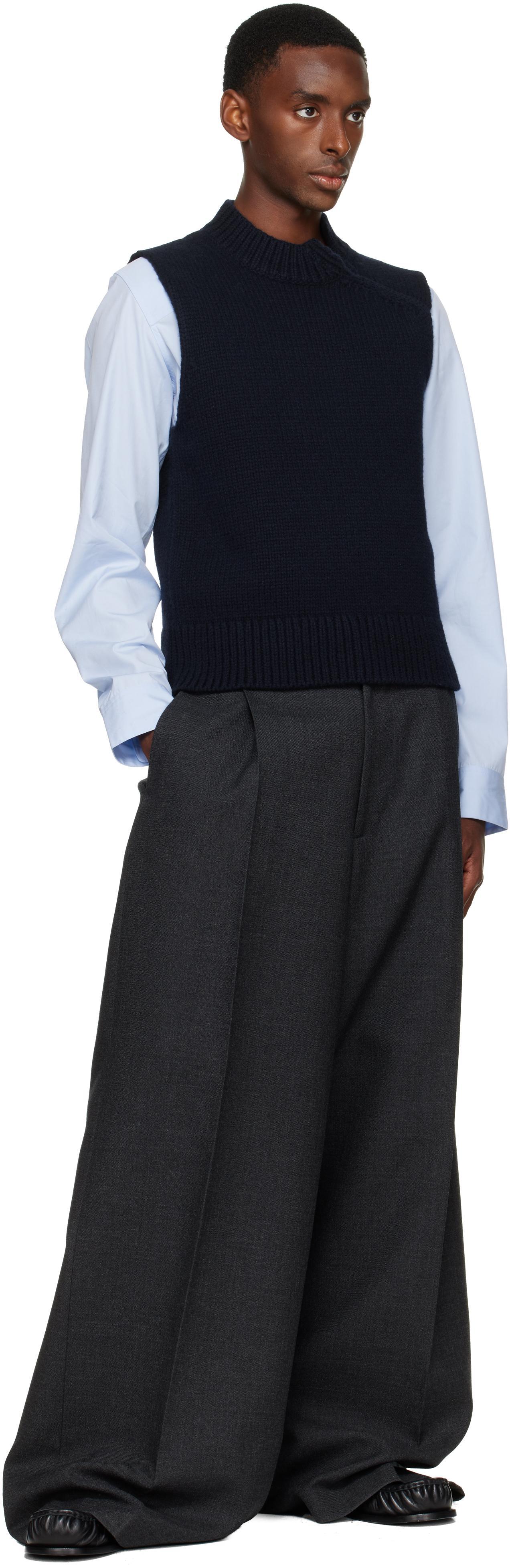 Dries Van Noten Merino Wool Turtleneck in Blue for Men Lyst