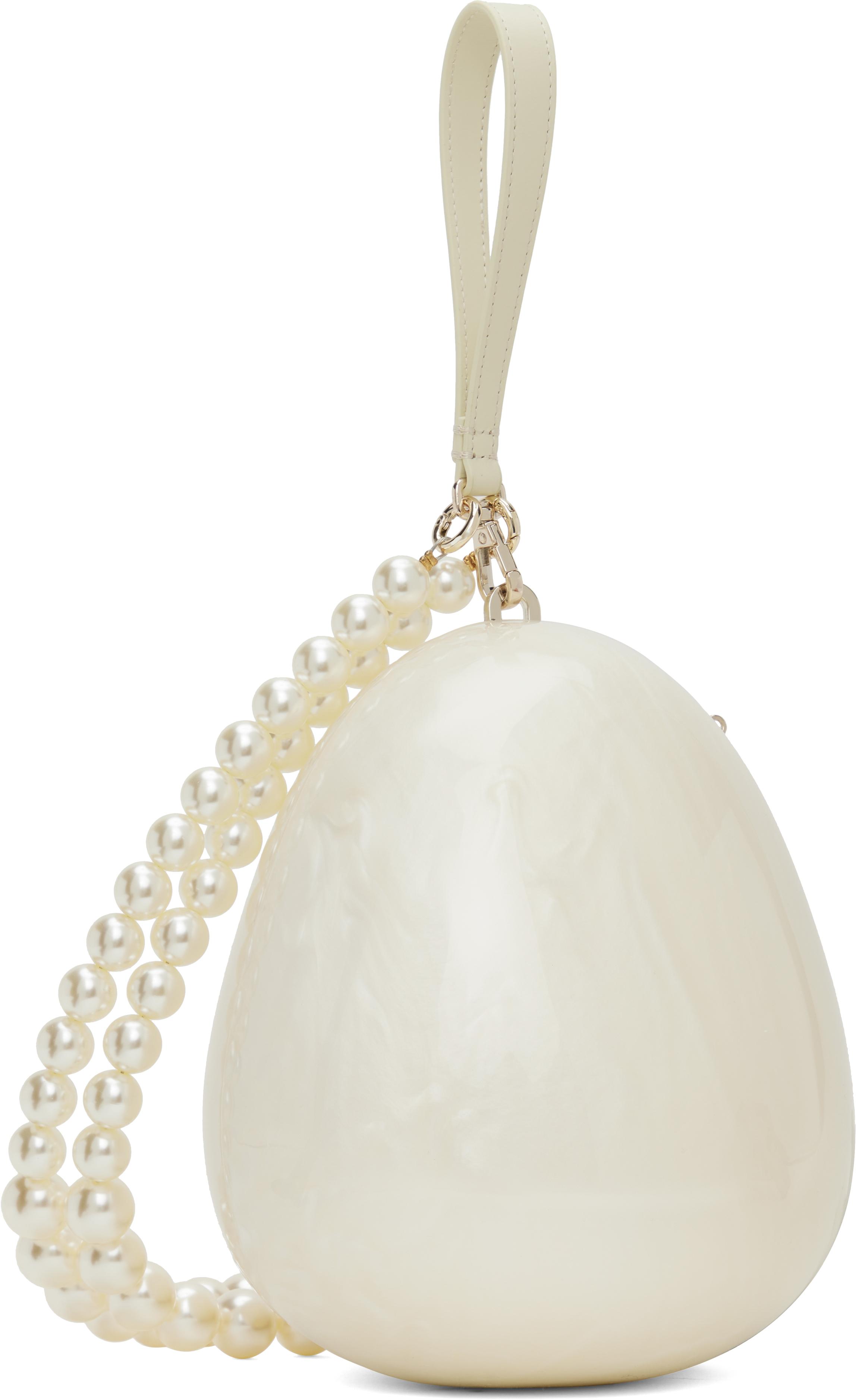 Simone Rocha Off- Large Egg Bag in Natural | Lyst UK