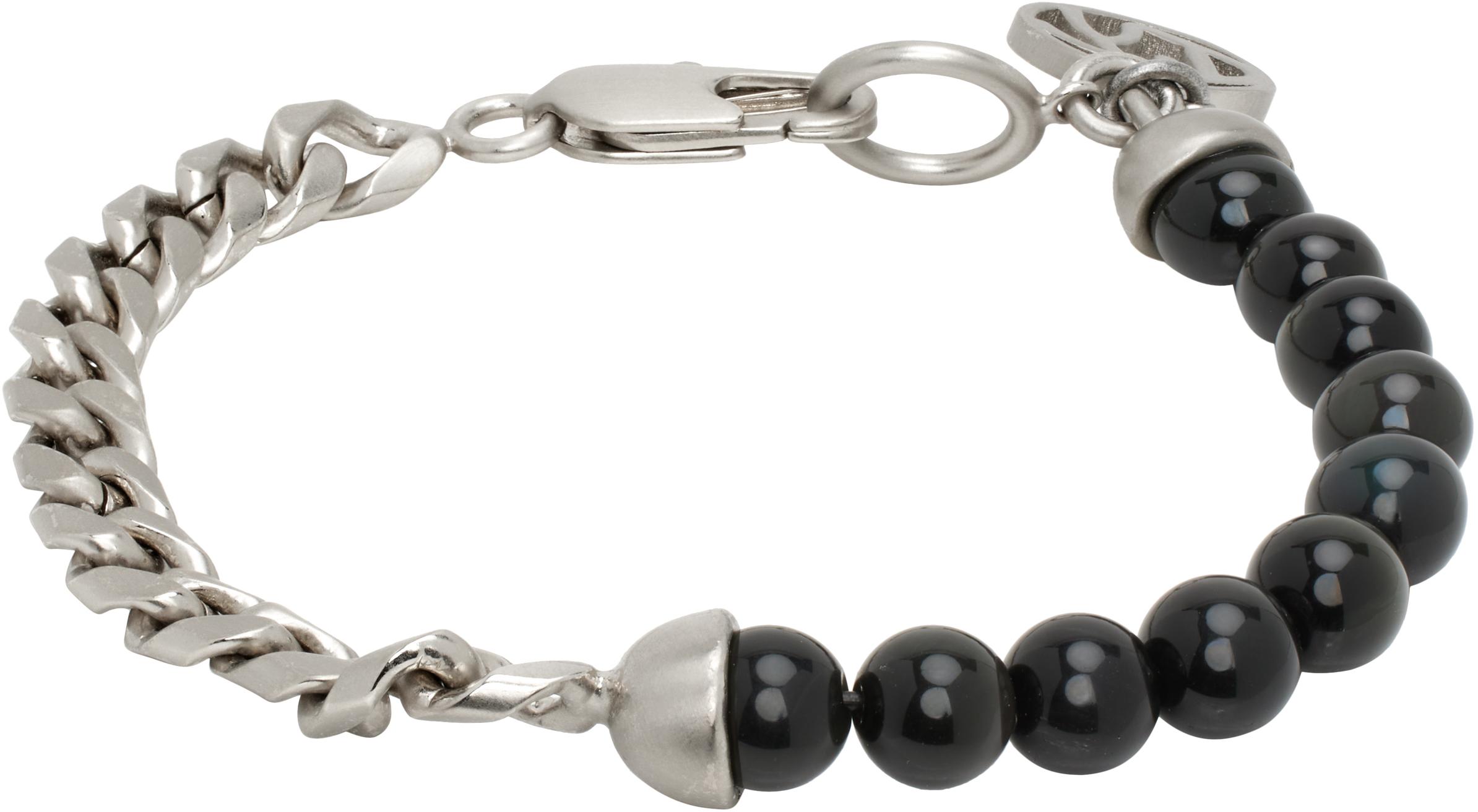 SOSHIOTSUKI 数珠ブレスレット Half Juzu Bracelet SOSHIOTSUKI - 【残り一点】Double Juzu Bracelet(BLACK