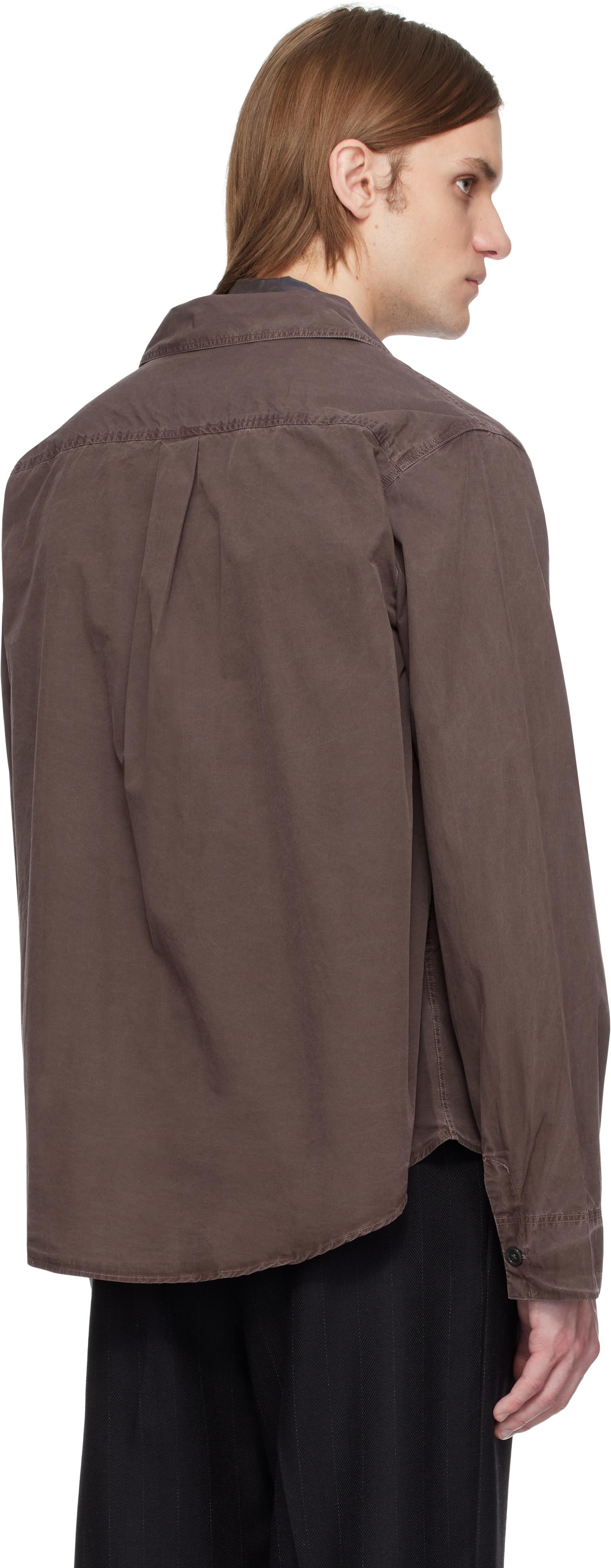 Our Legacy Funnel Shirt in Brown for Men | Lyst UK
