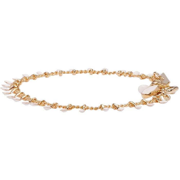 Isabel Marant Gold Beaded Casablanca Bracelet in Metallic - Lyst