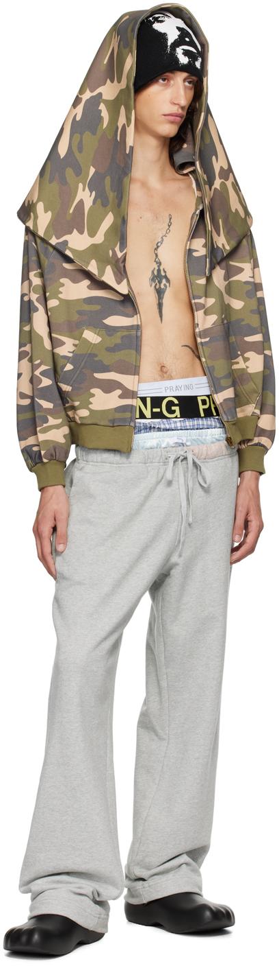 【PRAYING】グレー Underwear スウェットパンツ Underwear Sweats – Praying