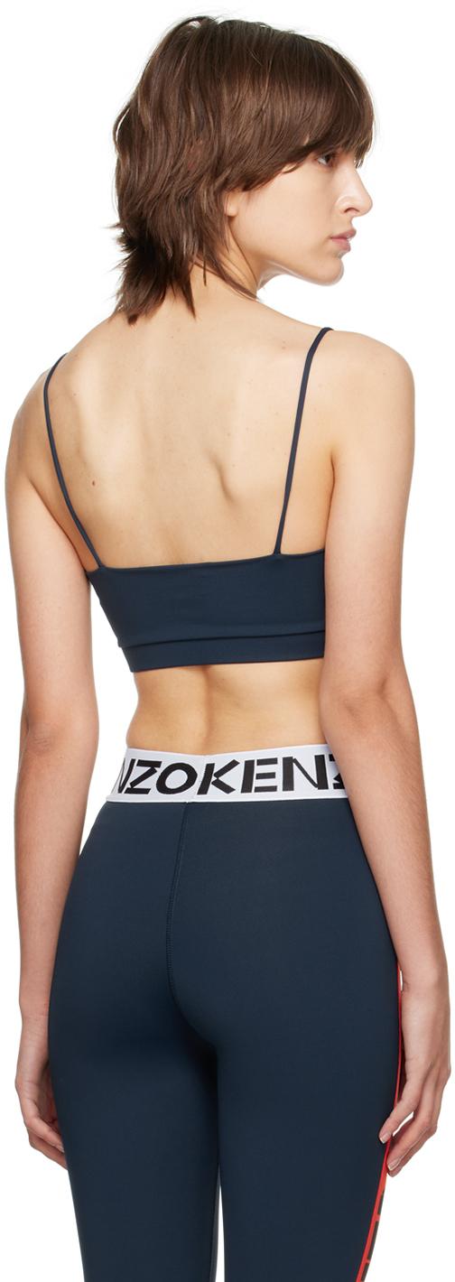 KENZO レディース レッド ネイビー Paris プリント バンドゥ トップス