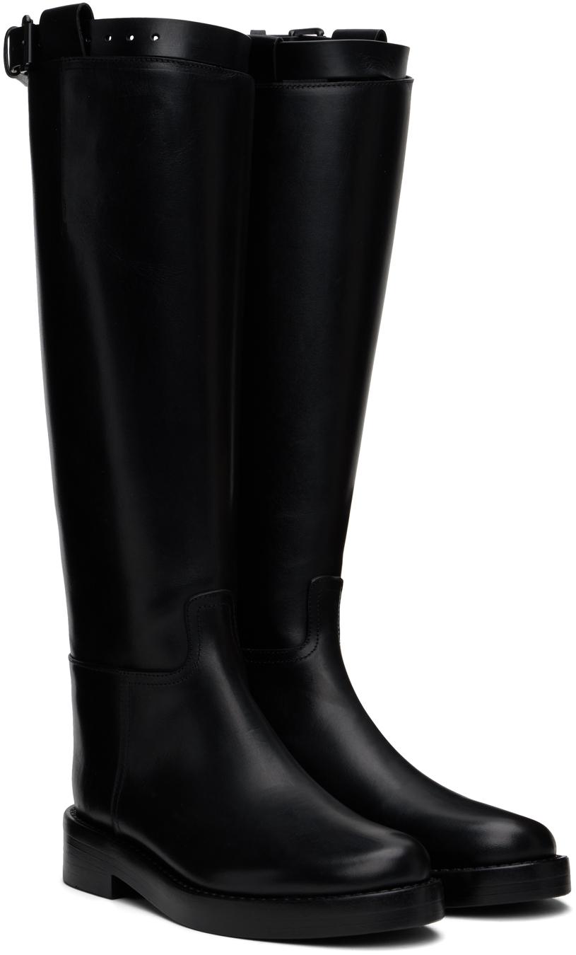 Ann Demeulemeester レディース ブラック Stan ライディング Ann Demeulemeester レディース ブラック Stan ライディング