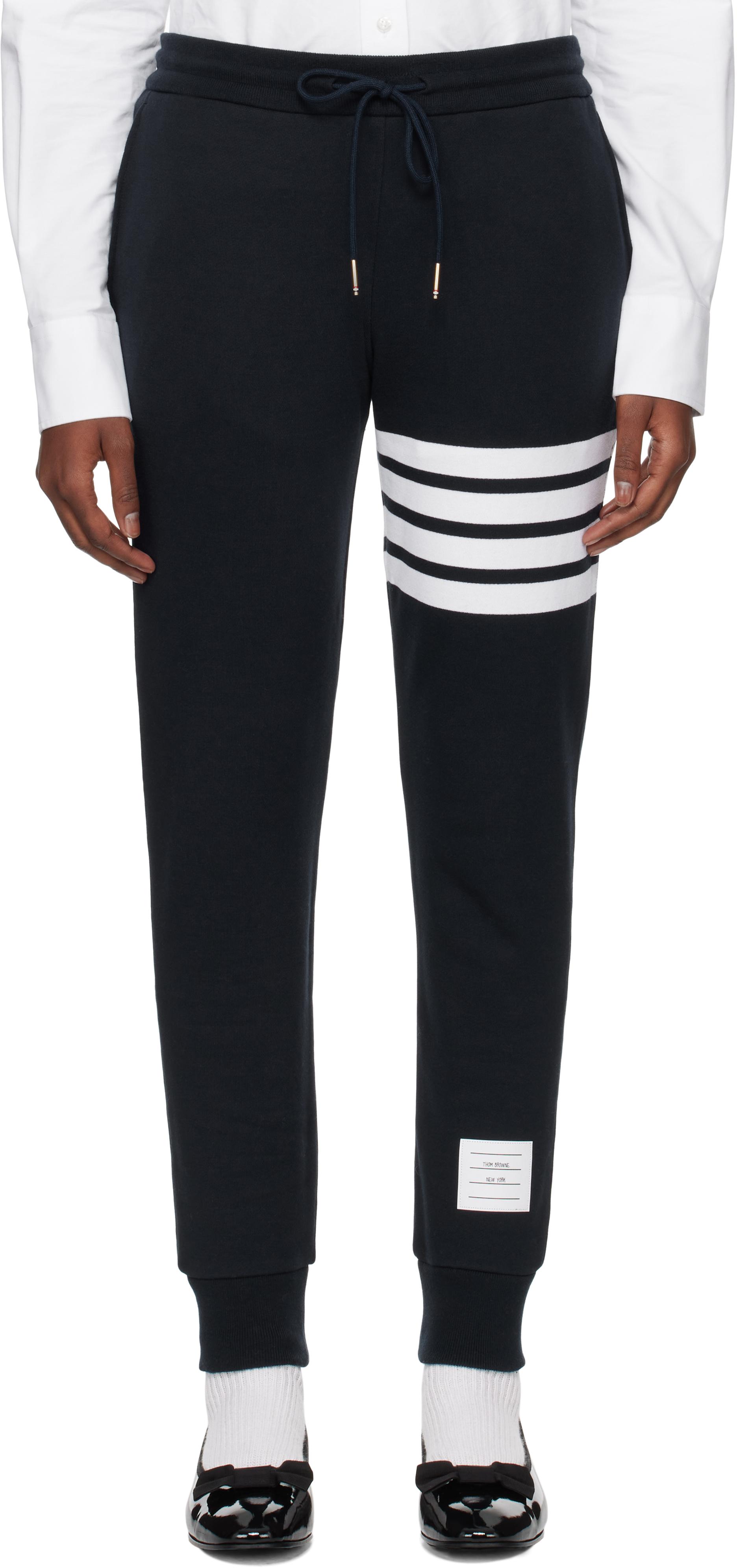 Thom Browne レディース ブラック Thom E ネイビー Classic Loopback 4  