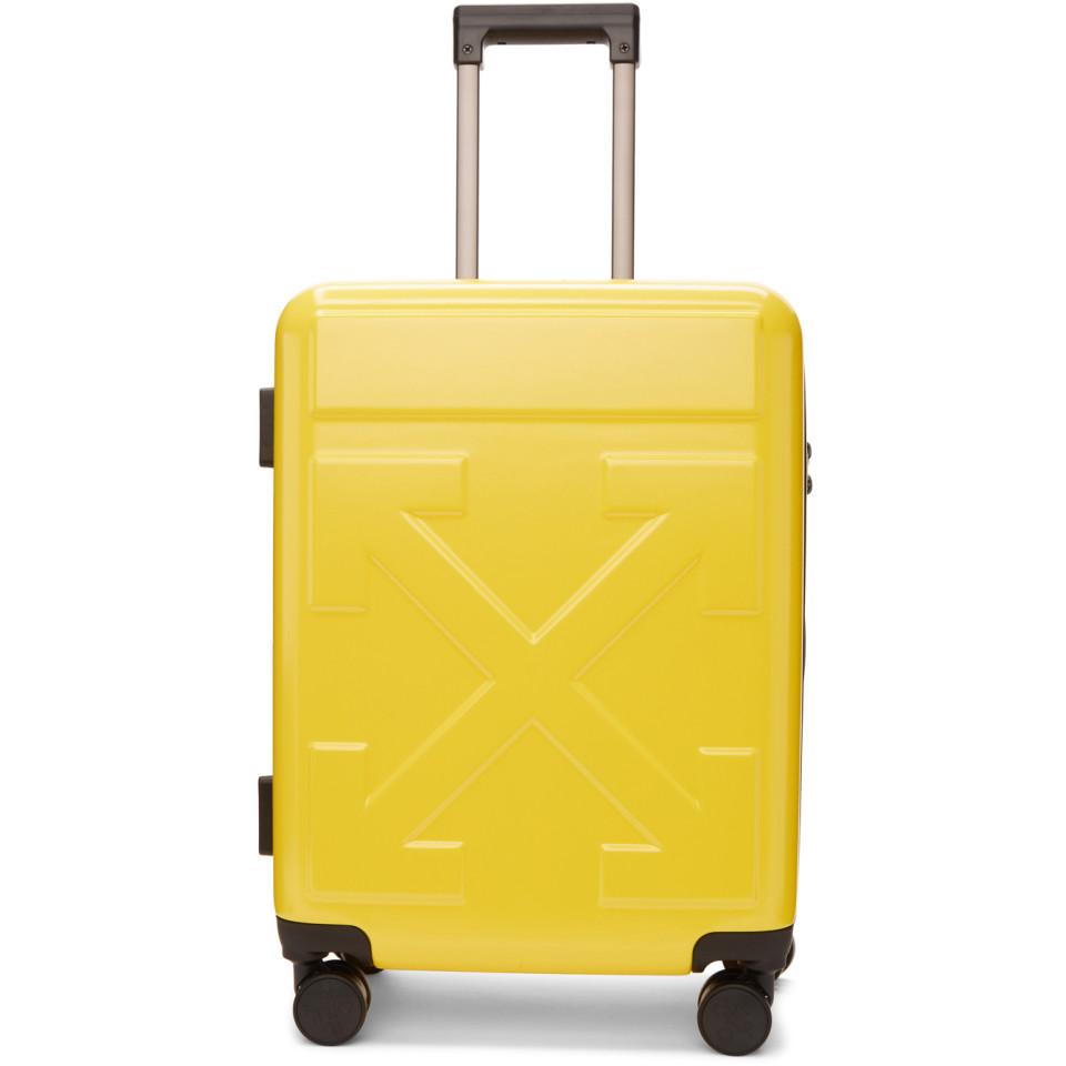 off white luggage