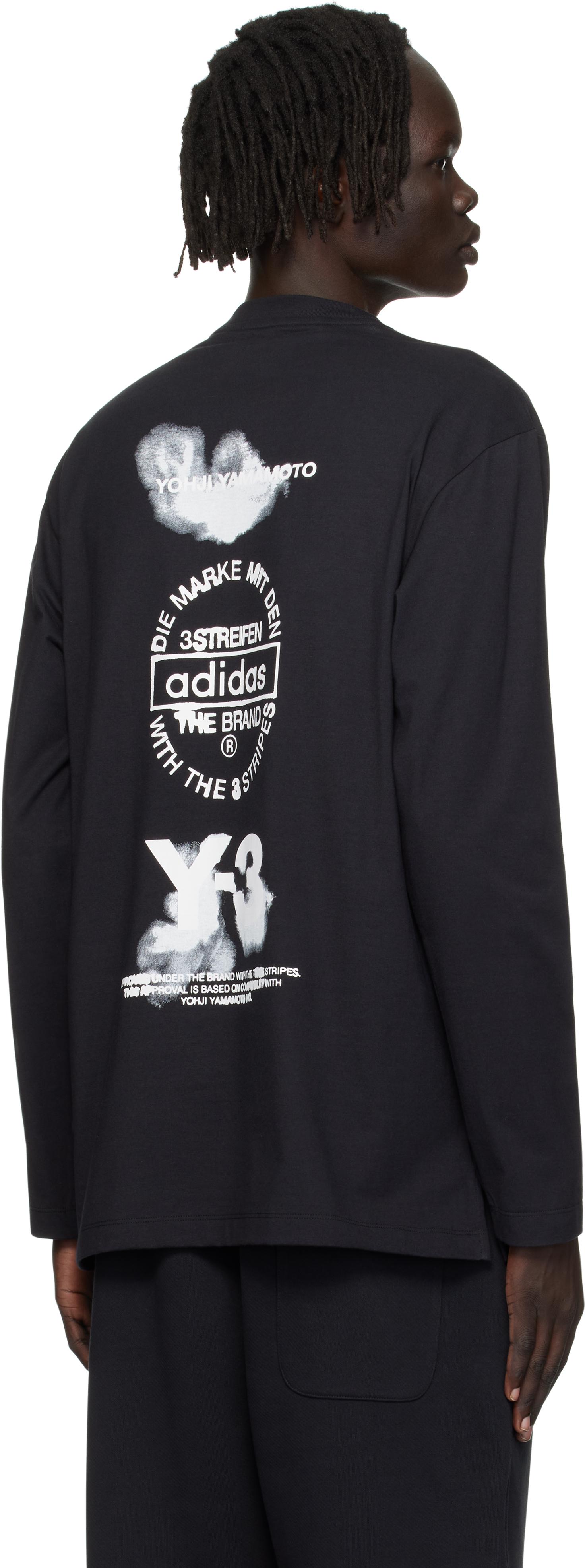ワイスリーY-3 Alley Print Long Sleeve Tee Y-3 Alleyway Graphic Long-Sleeve Top - Y-3 「Area」