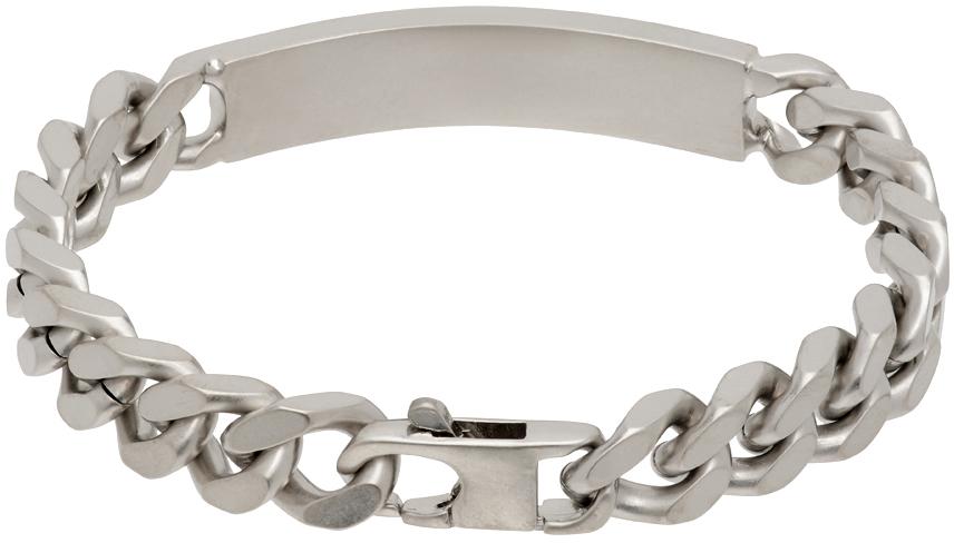 MM6 MAISON MARGIELA ブレスレット CLASSIC CHAIN BRACELET Silver Classic Chain Bracelet by MM6 Maison Margiela on Sale