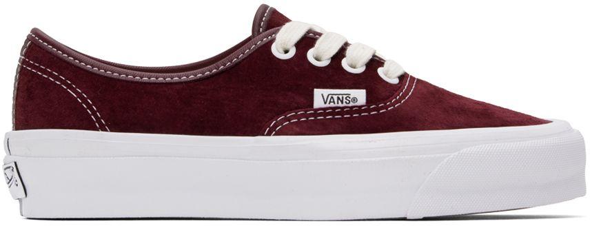 Vans shoes top burgundy authentic