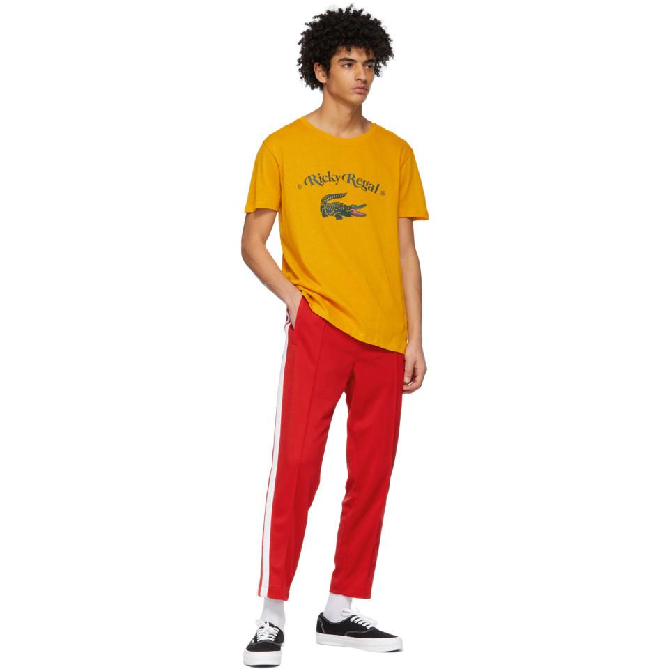 Lacoste Yellow Ricky Regal Edition Print T-shirt for Men | Lyst Canada