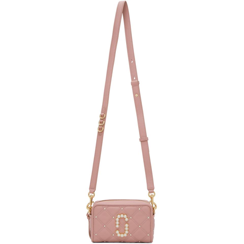 Marc Jacobs The Softshot 17 Quilted Pearl Bag in Pink Lyst