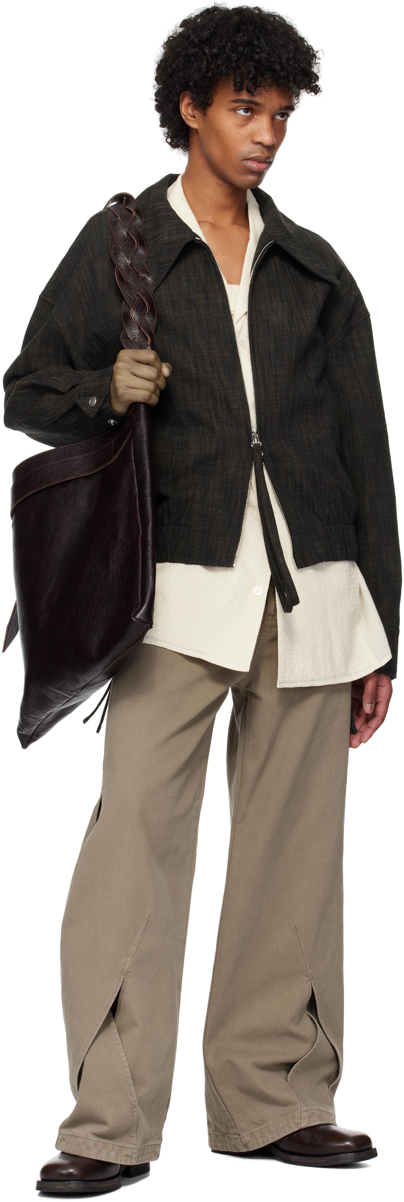 NULLUS Tie A Knot Jacket in Black for Men | Lyst