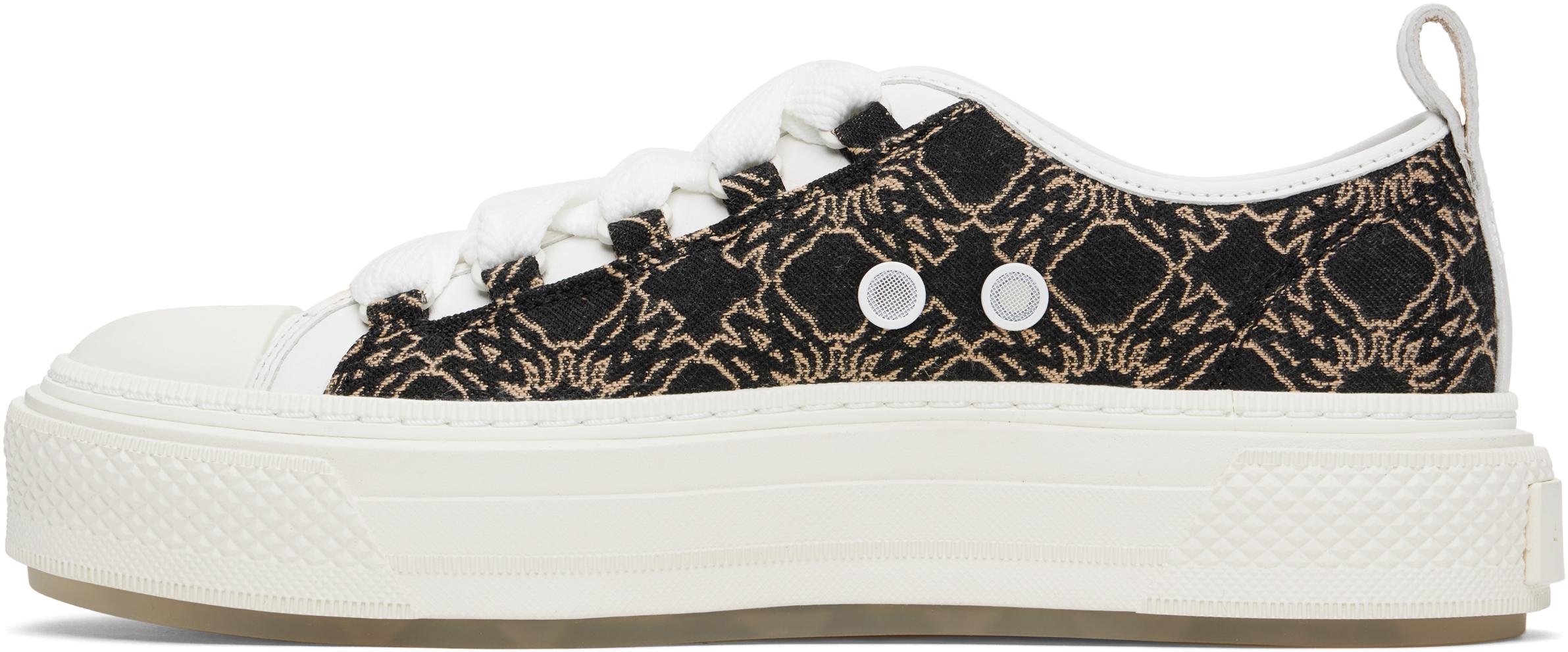 Amiri Ma Quad Jacquard Court Sneakers in Black for Men | Lyst