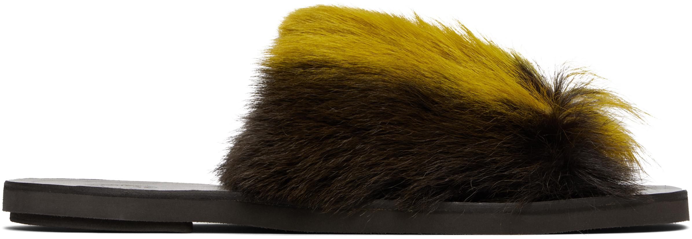 DRIES VAN NOTEN / イタリア製 レザーサンダル クロコ 希少