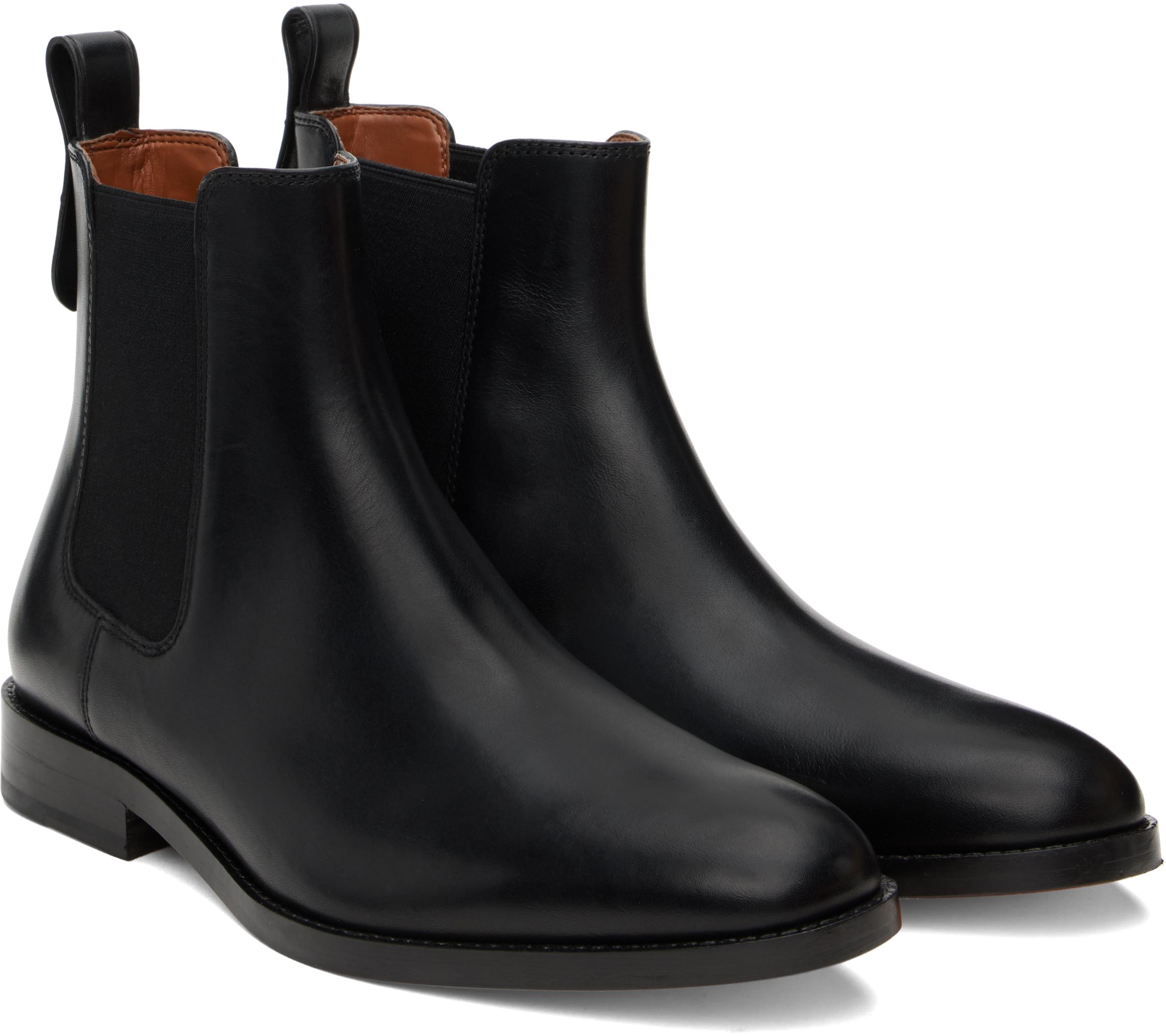 Coach black leather pull-on Dalton chelsea boots NWOT Men\'s Size 7D Side Buckle Chelsea Boots | DALTON | Ferro Aldo Vegan  main image 3
