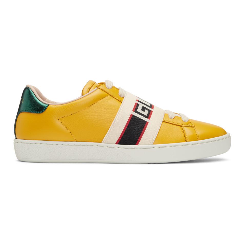 gucci shoes yellow
