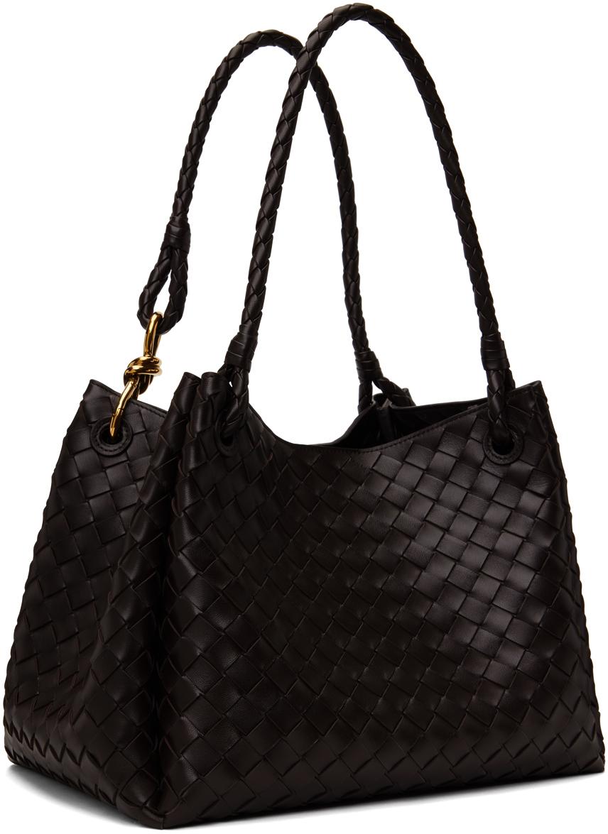 BOTTEGA VENETA LARGE PARACHUTE バッグ BOTTEGA VENETA Parachute large intrecciato leather shoulder