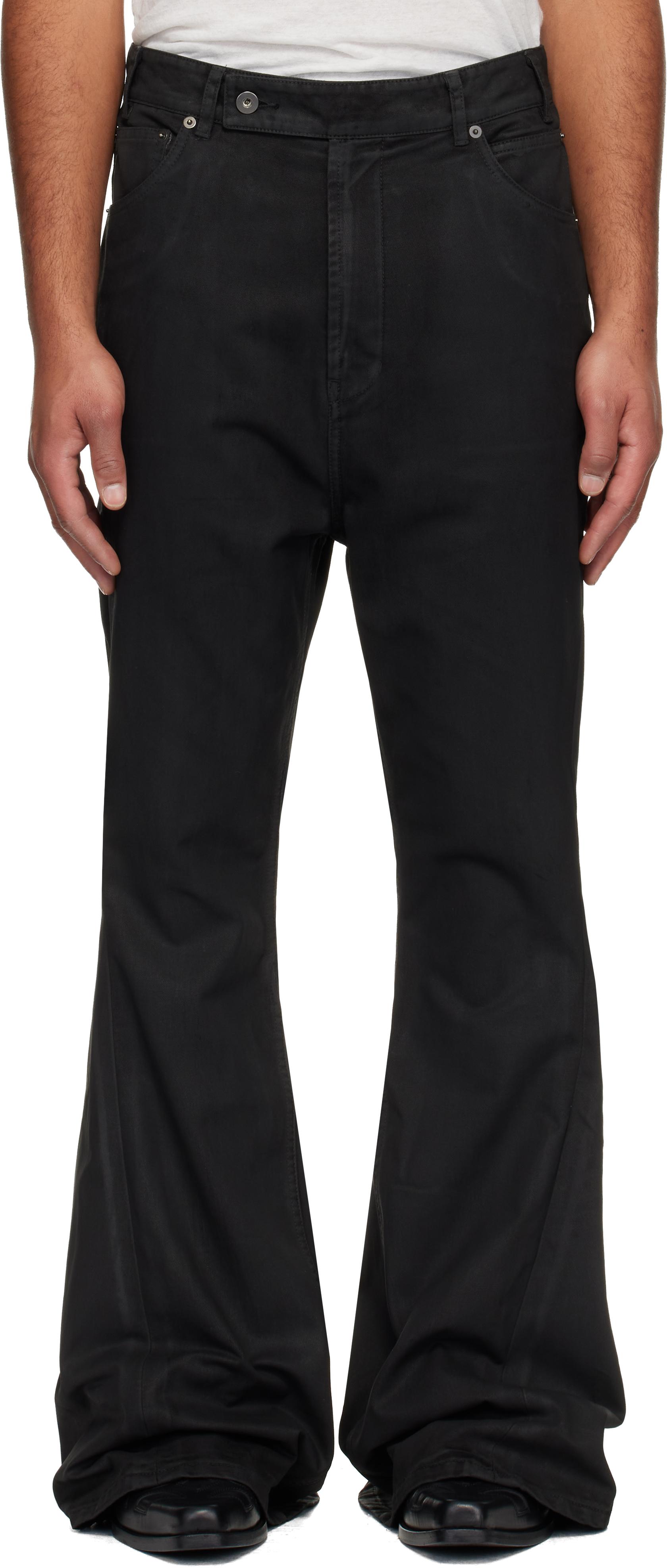 Det Blev Sent Waxed Varet Jeans in Black for Men | Lyst