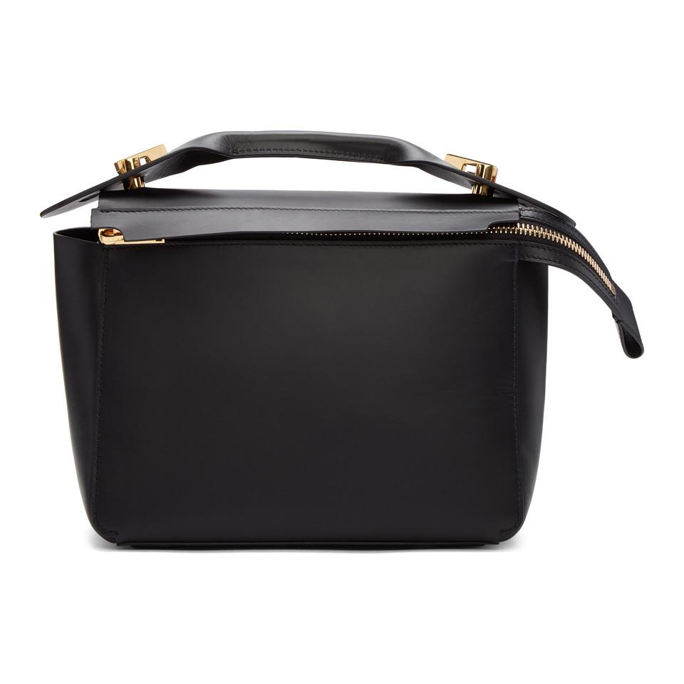 Sophie Hulme Black Bolt Bag | Lyst