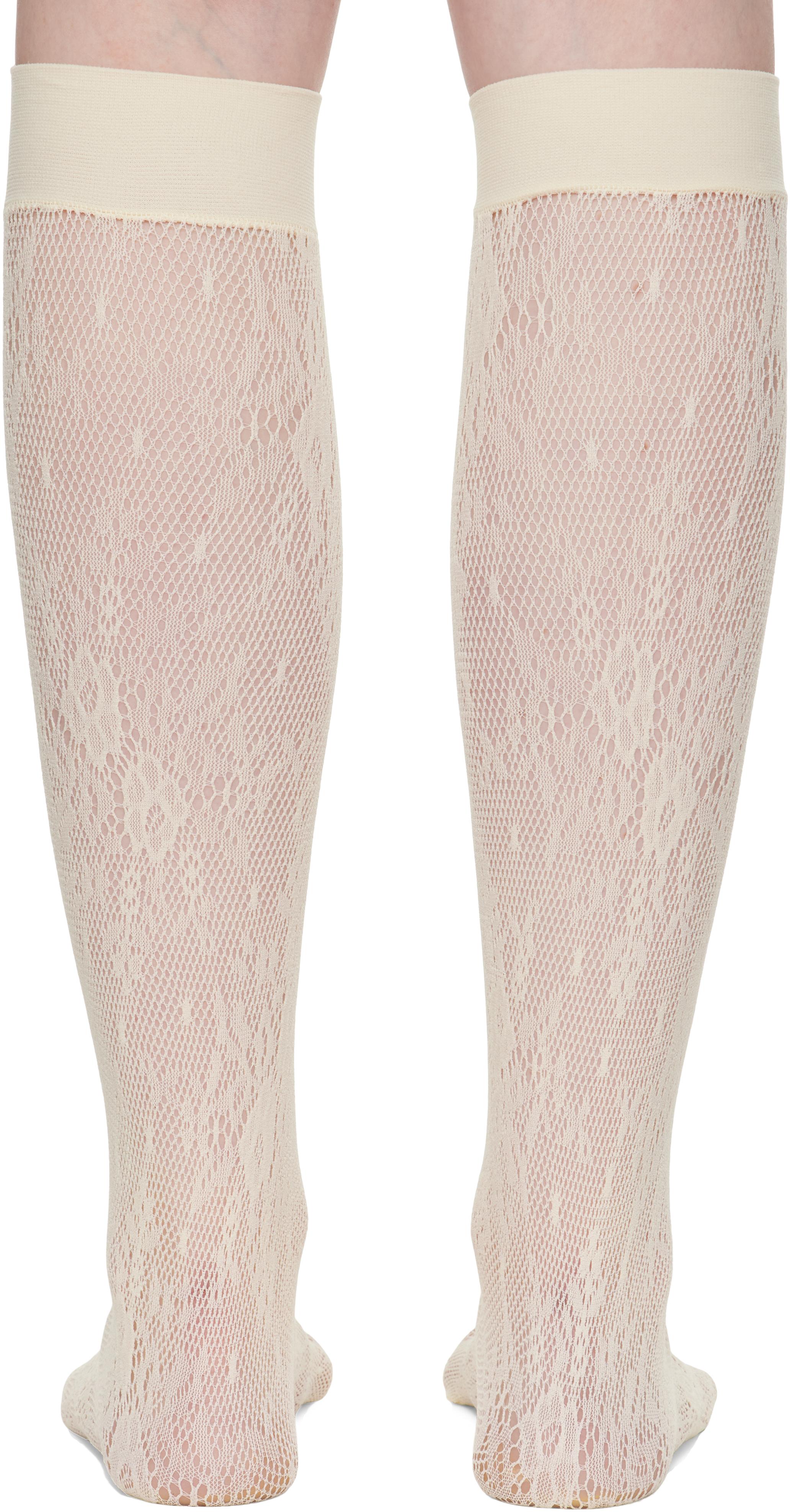 【関税込み】Swedish Stockings オフホワイト Rosa レースタイツ ab35d25b08d846568c68921f7377e3
