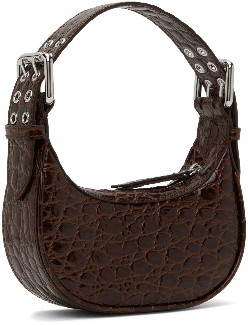 BY FAR Brown Mini Soho Bag Lyst