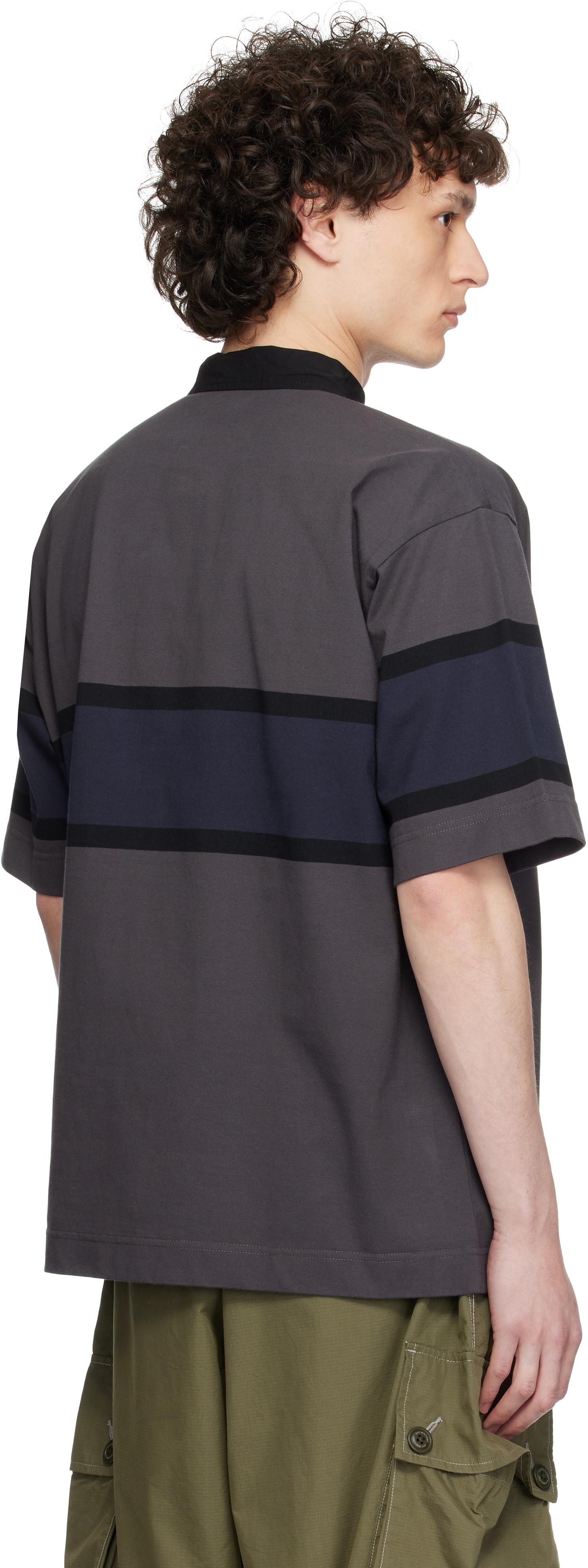 and wander Gramicci Edition Tech Rugby Polo in Black for Men | Lyst UK
