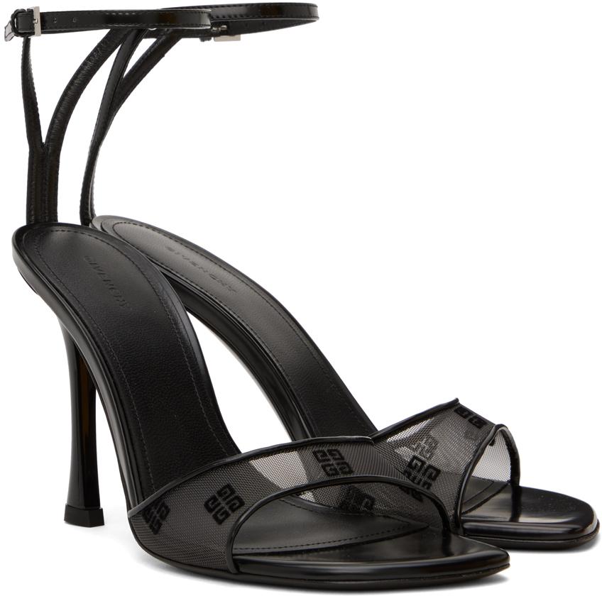Givenchy 4g Mesh Stitch Sandals in Black | Lyst