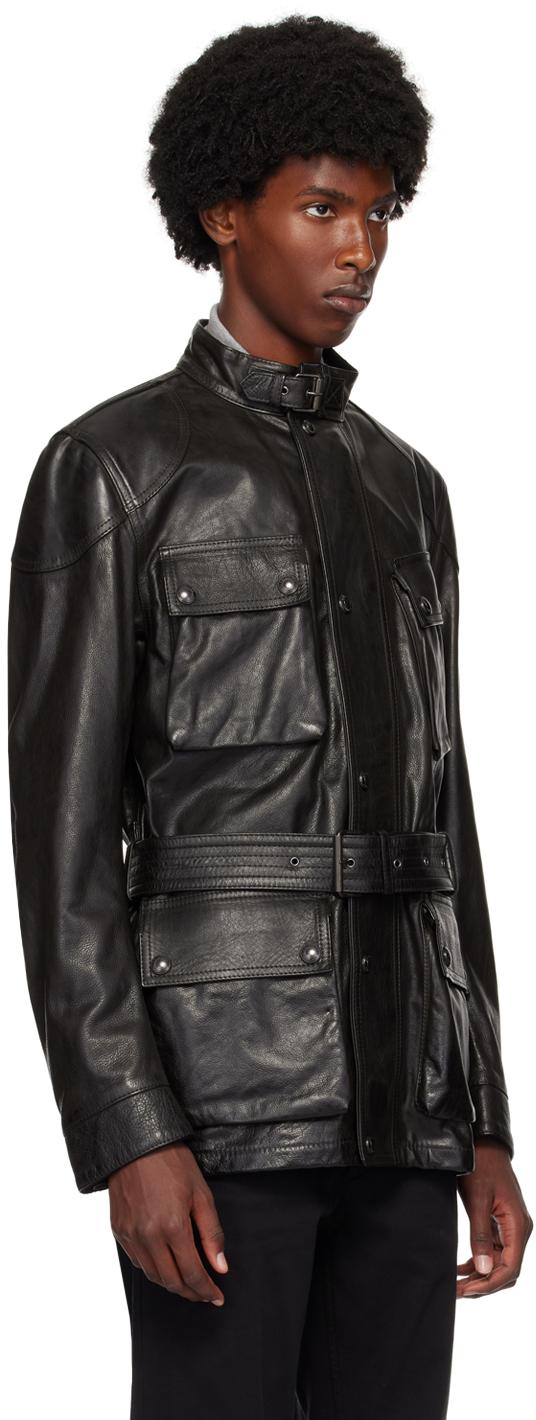 Belstaff Trialmaster Panther Leather Jacket in Black for Men | Lyst UK