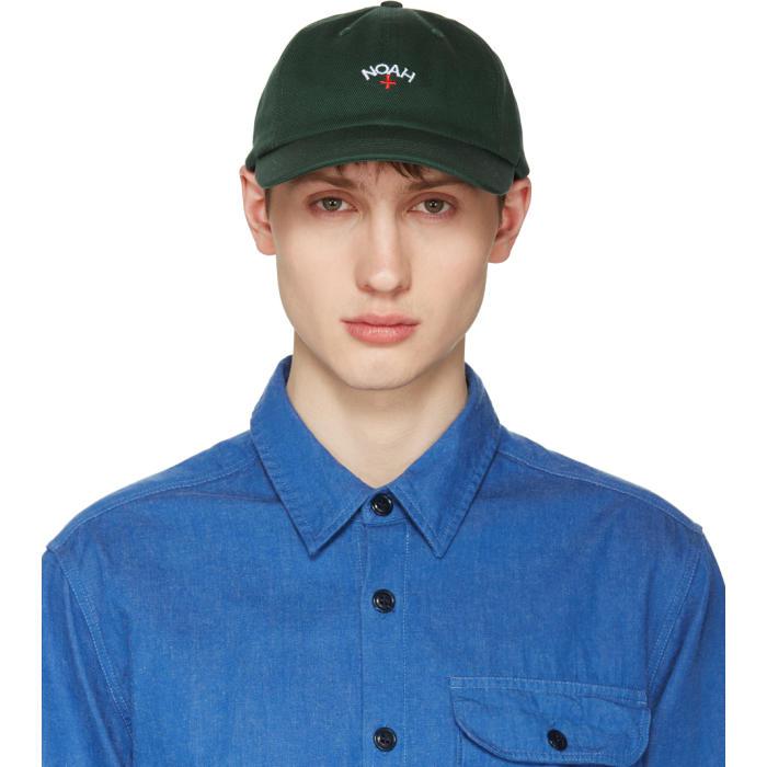 Noah Cotton Green Logo Cap for Men | Lyst