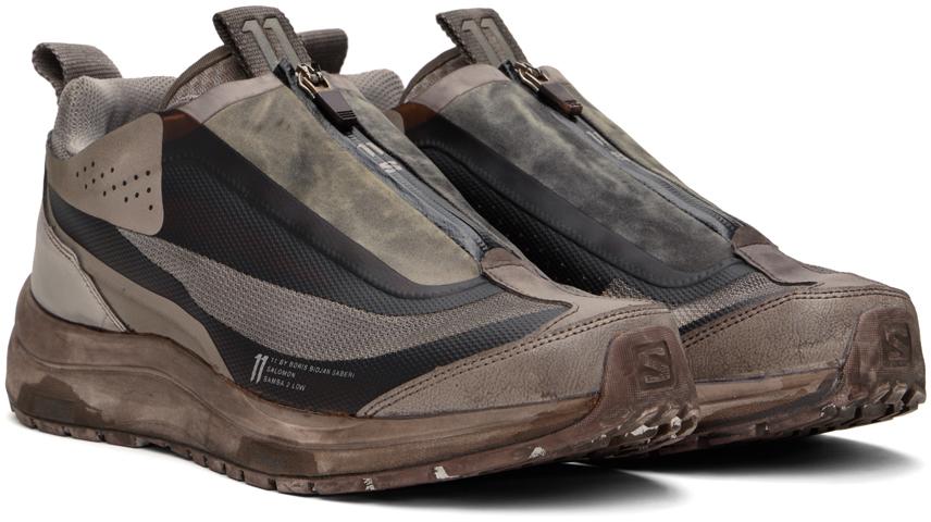Boris Bidjan Saberi 11 メンズ ブラック Salomonエディション Boris Bidjan Saberi 11 メンズ ブラック Salomonエディション