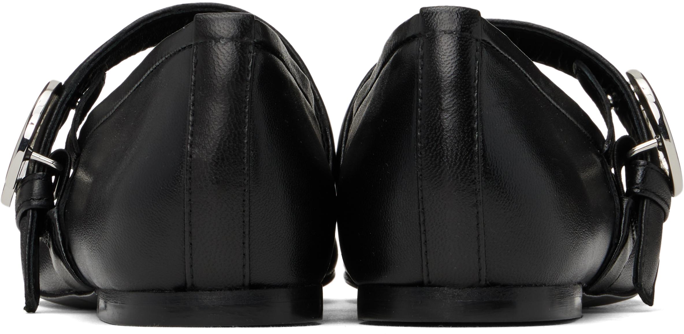 Coperni Belt Ballerina Flats in Black | Lyst