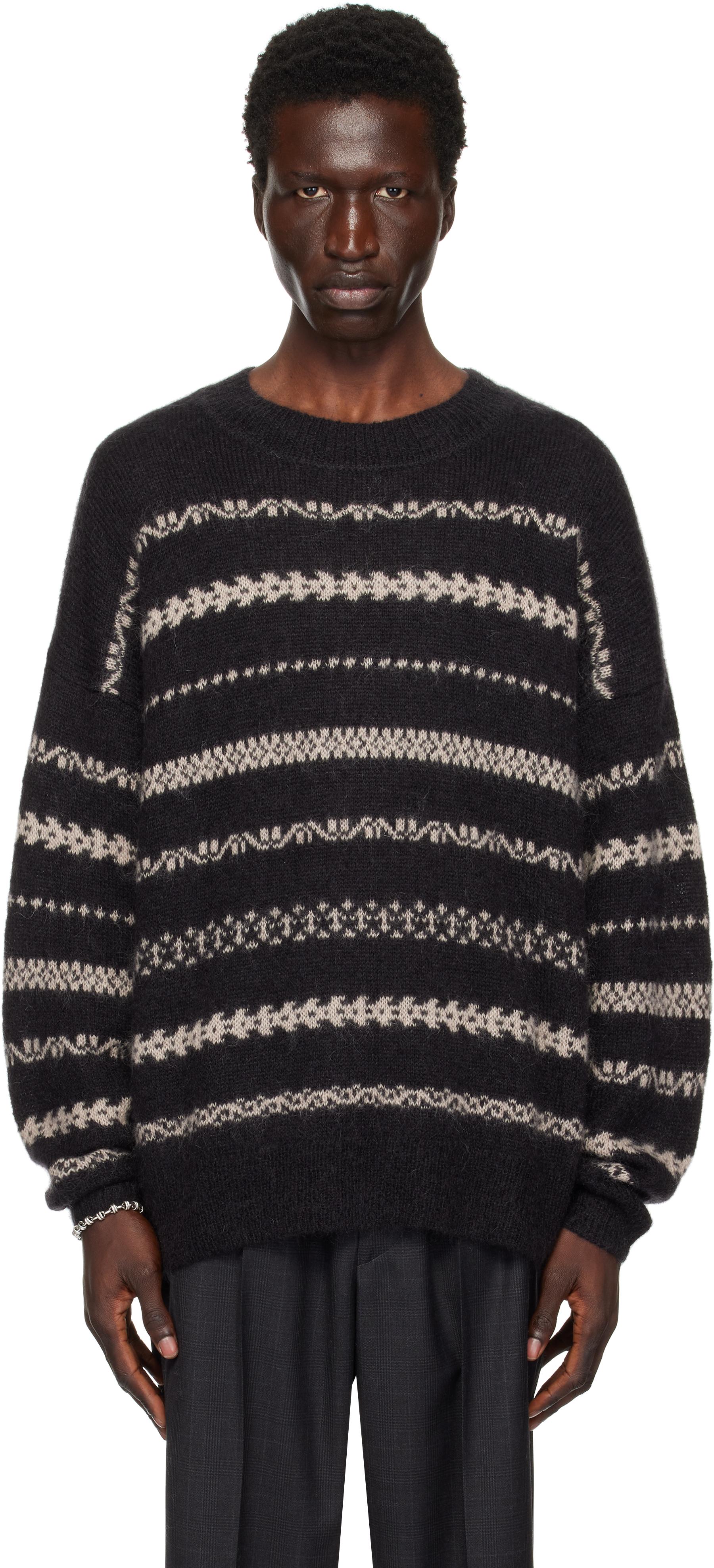 Isabel Marant メンズ ブラック＆ベージュ Amory セーター セーター 