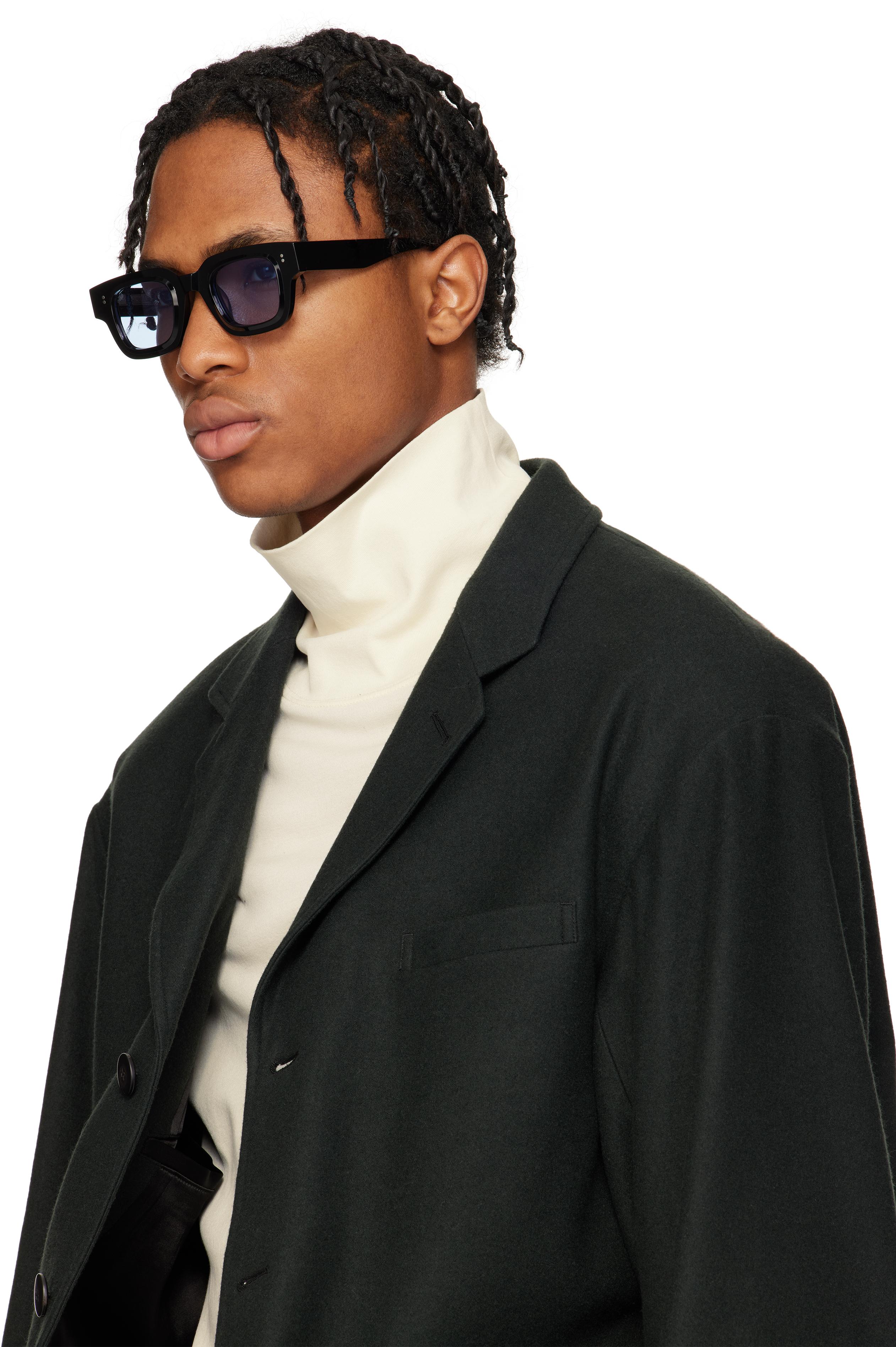 【関税込み】AKILA SSENSE限定 ブラック Casia サングラス AKILA: SSENSE Exclusive Black Casia Sunglasses | SSENSE