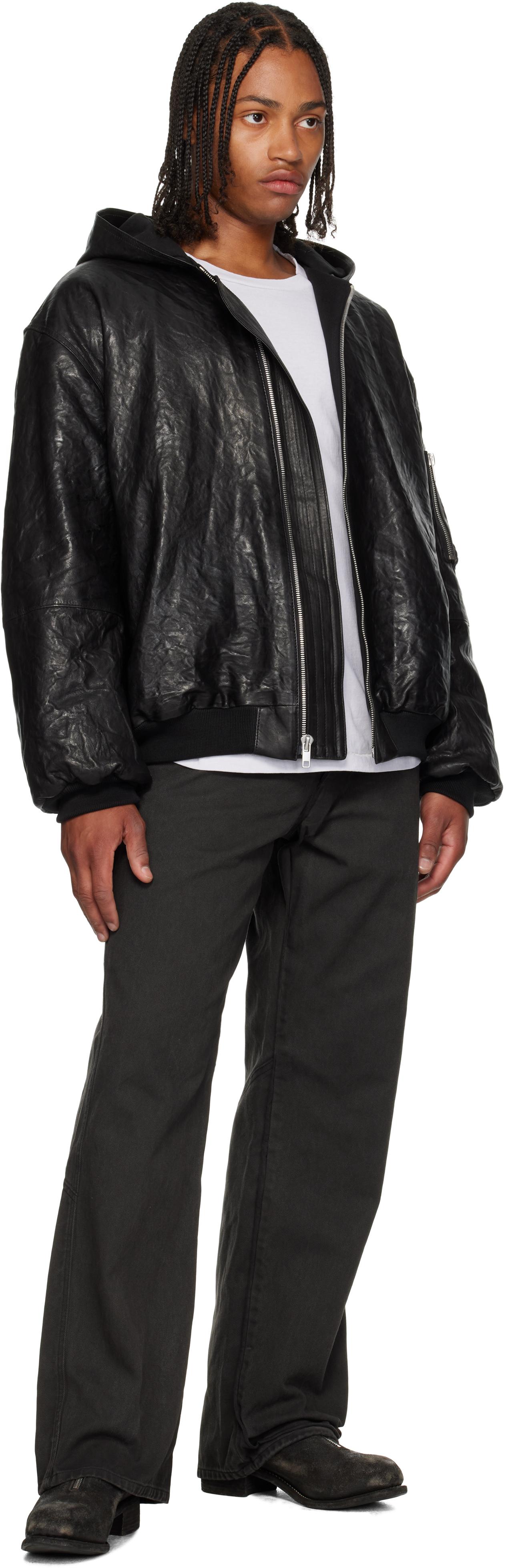 ALEXANDER DIGENOVA Zip Leather Jacket in Black for Men | Lyst