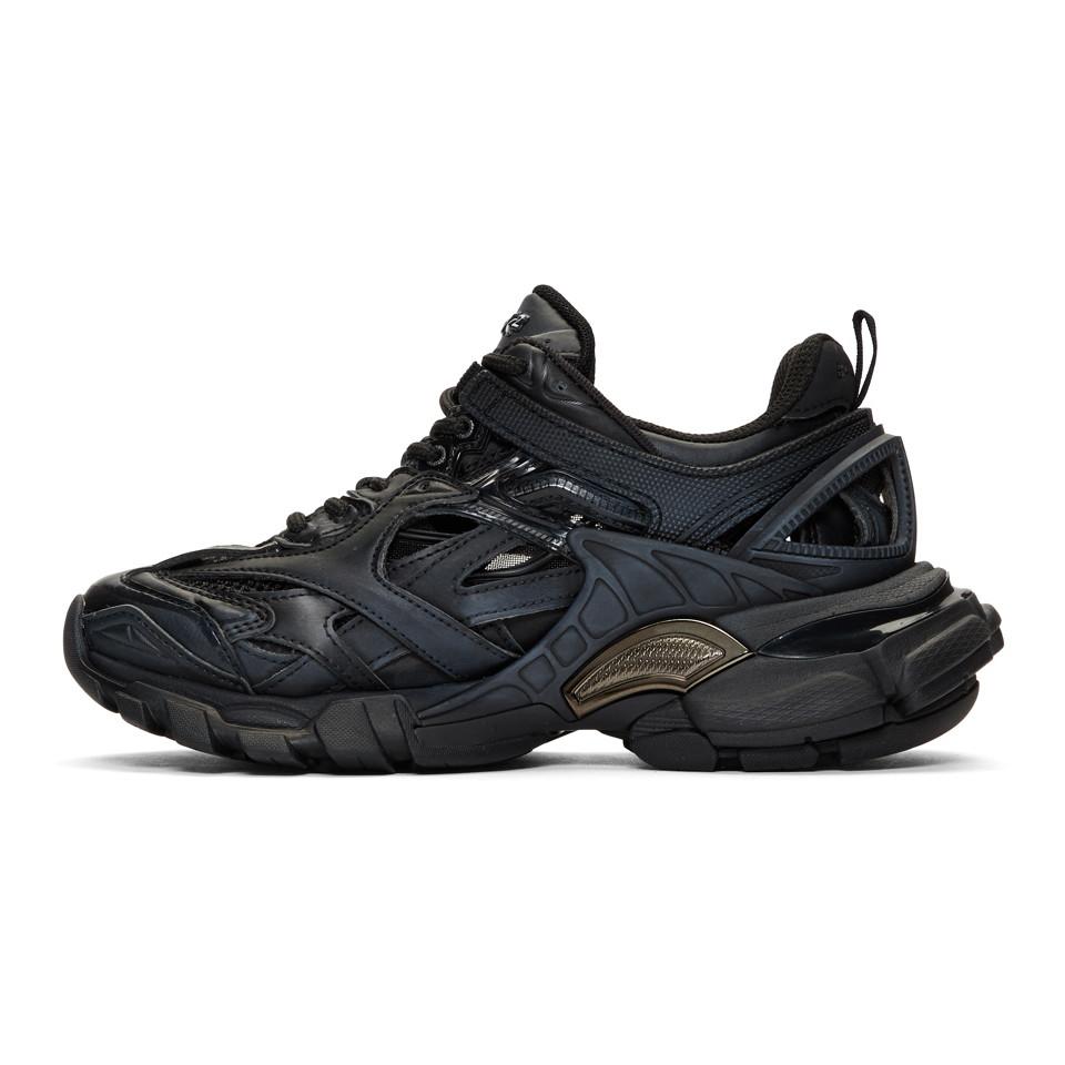 balenciaga track full black