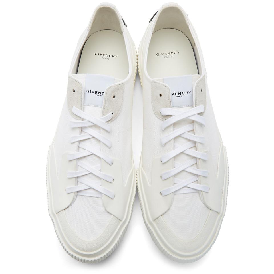 Givenchy Suede White Tennis Light Low Sneakers for Men - Lyst