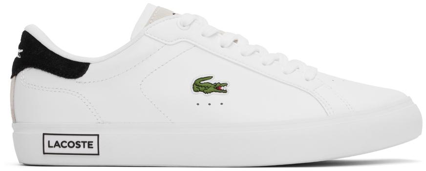 Basket lacoste blanche cuir homme 2025