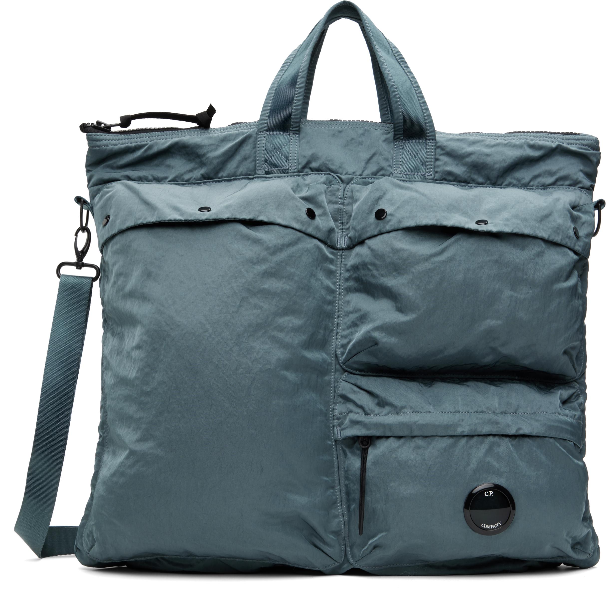 C.P. Company Nylon B Lens Tote in Blue for Men | Lyst