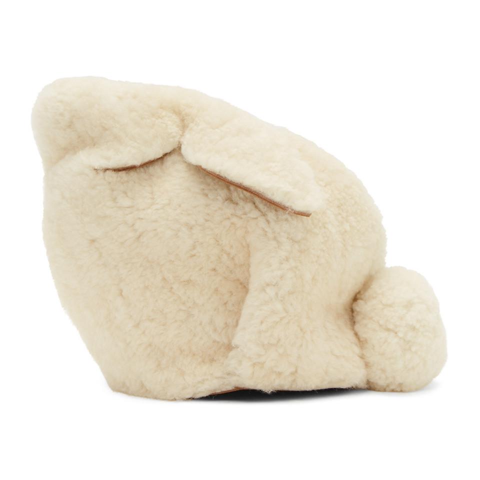 loewe shearling bunny