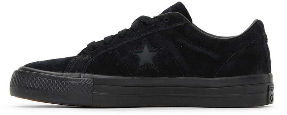 Converse one star sales black suede womens