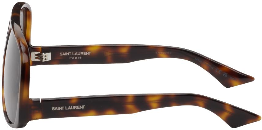 Saint Laurent レディース ブラック トータスシェル Sl 652 Solace 